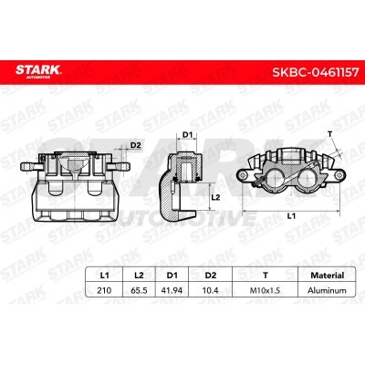 Zacisk Hamulcowy Stark SKBC-0461157 SKBC-0461157 - foto 7