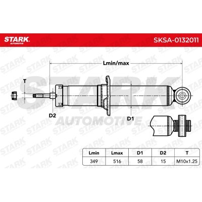 Amortyzator Stark SKSA-0132011 SKSA-0132011 - foto 3