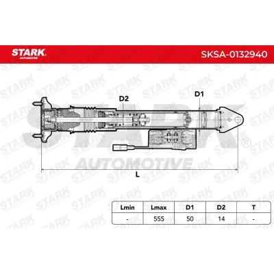 Amortyzator Stark SKSA-0132940 SKSA-0132940 - foto 5
