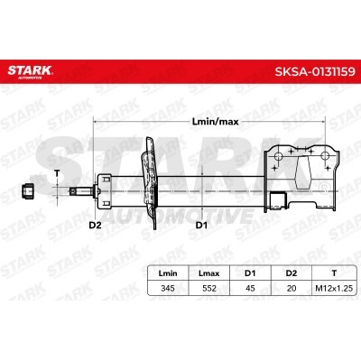 Amortyzator Stark SKSA-0131159 SKSA-0131159 - foto 3