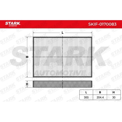 Filtr Kabinowy Stark SKIF-0170083 SKIF-0170083 - foto 2