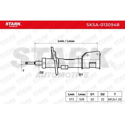 Amortyzator Stark SKSA-0130948 SKSA-0130948 - foto 3