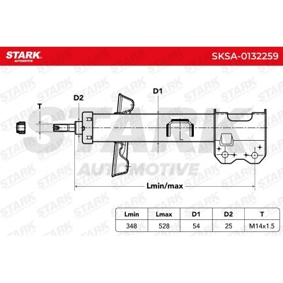 Amortyzator Stark SKSA-0132259 SKSA-0132259 - foto 7