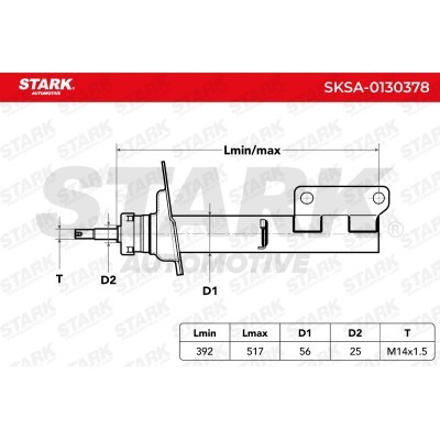 Amortyzator Stark SKSA-0130378 SKSA-0130378 - foto 3