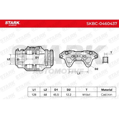 Zacisk Hamulcowy Stark SKBC-0460437 SKBC-0460437 - foto 6