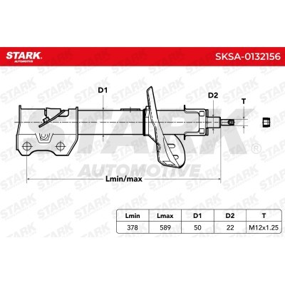 Amortyzator Stark SKSA-0132156 SKSA-0132156 - foto 3