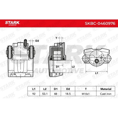 Zacisk Hamulcowy Stark SKBC-0460976 SKBC-0460976 - foto 6