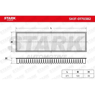 Filtr Kabinowy Stark SKIF-0170382 SKIF-0170382 - foto 6