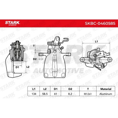 Zacisk Hamulcowy Stark SKBC-0460585 SKBC-0460585 - foto 8