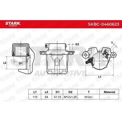 Zacisk Hamulcowy Stark SKBC-0460623 SKBC-0460623 - foto 5