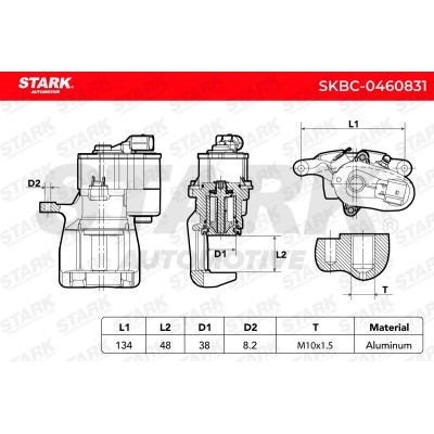 Zacisk Hamulcowy Stark SKBC-0460831 SKBC-0460831 - foto 6