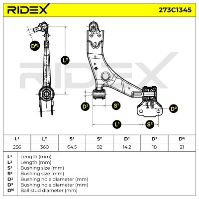 Wahacz RIDEX 273C1345 273C1345 - foto 5