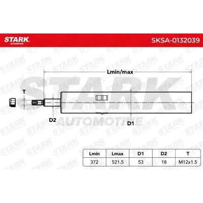 Amortyzator Stark SKSA-0132039 SKSA-0132039 - foto 3