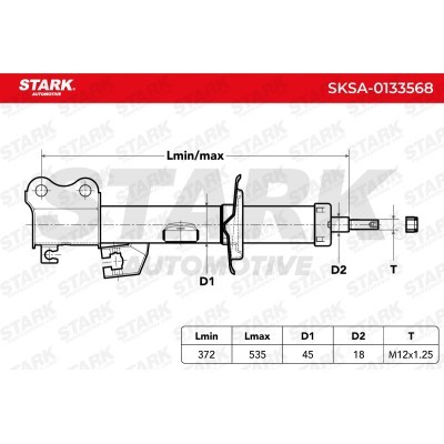Amortyzator Stark SKSA-0133568 SKSA-0133568 - foto 6