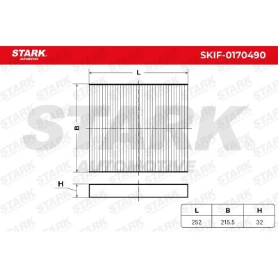 Filtr Kabinowy Stark SKIF-0170490 SKIF-0170490 - foto 5