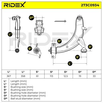 Wahacz RIDEX 273C0934 273C0934 - foto 7