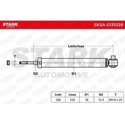 Amortyzator Stark SKSA-0131028 SKSA-0131028 - foto 6