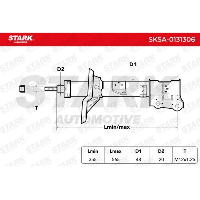 Amortyzator Stark SKSA-0131306 SKSA-0131306 - foto 5