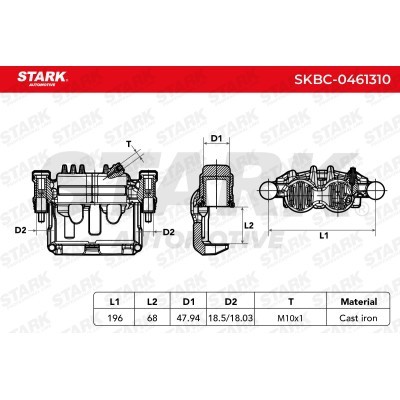 Zacisk Hamulcowy Stark SKBC-0461310 SKBC-0461310 - foto 7