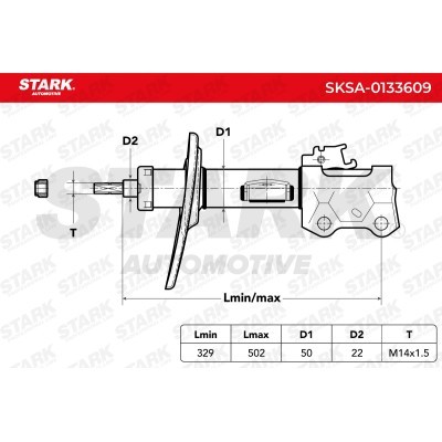 Amortyzator Stark SKSA-0133609 SKSA-0133609 - foto 6