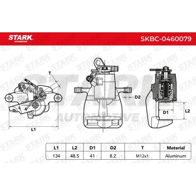 Zacisk Hamulcowy Stark SKBC-0460079 SKBC-0460079 - foto 4