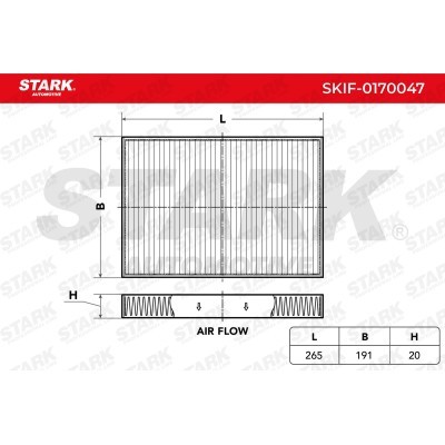 Filtr Kabinowy Stark SKIF-0170047 SKIF-0170047 - foto 3
