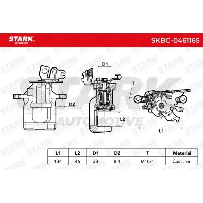 Zacisk Hamulcowy Stark SKBC-0461165 SKBC-0461165 - foto 6