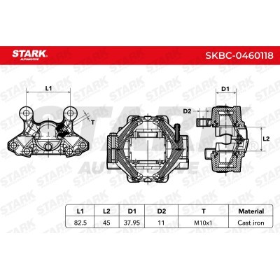 Zacisk Hamulcowy Stark SKBC-0460118 SKBC-0460118 - foto 7