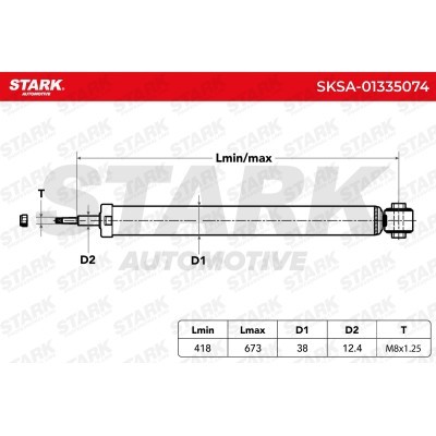 Amortyzator Stark SKSA-01335074 SKSA-01335074 - foto 6