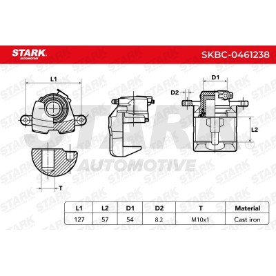 Zacisk Hamulcowy Stark SKBC-0461238 SKBC-0461238 - foto 6