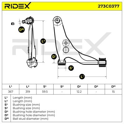 Wahacz RIDEX 273C0377 273C0377 - foto 7