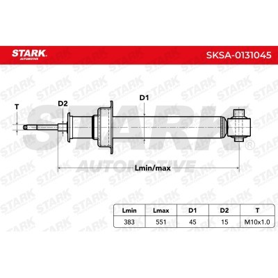 Amortyzator Stark SKSA-0131045 SKSA-0131045 - foto 3