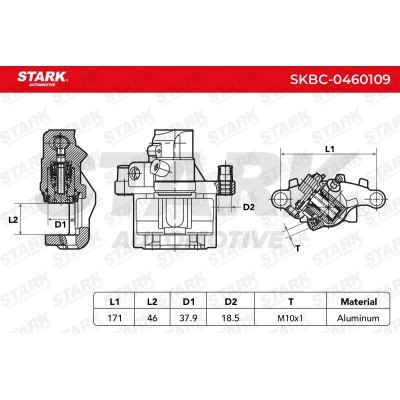 Zacisk Hamulcowy Stark SKBC-0460109 SKBC-0460109 - foto 4
