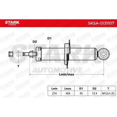 Amortyzator Stark SKSA-0131107 SKSA-0131107 - foto 3