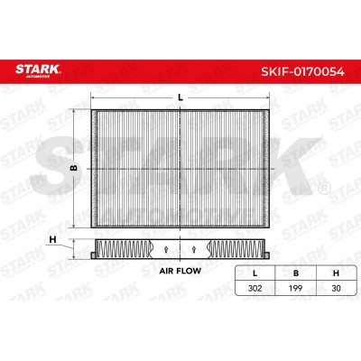Filtr Kabinowy Stark SKIF-0170054 SKIF-0170054 - foto 3