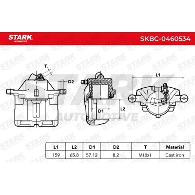 Zacisk Hamulcowy Stark SKBC-0460534 SKBC-0460534 - foto 6