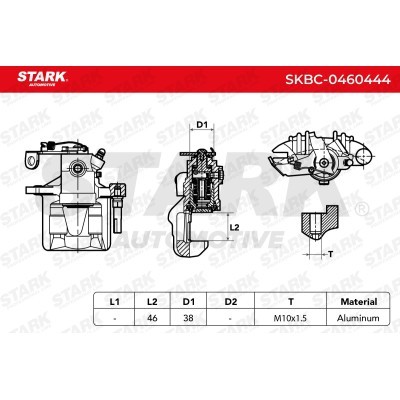 Zacisk Hamulcowy Stark SKBC-0460444 SKBC-0460444 - foto 12