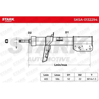 Amortyzator Stark SKSA-0132294 SKSA-0132294 - foto 7