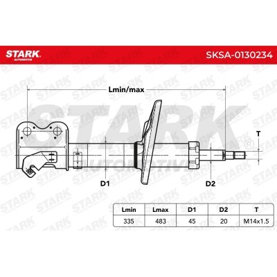 Amortyzator Stark SKSA-0130234 SKSA-0130234 - foto 3