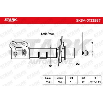 Amortyzator Stark SKSA-0133587 SKSA-0133587 - foto 6