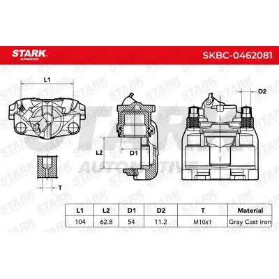Zacisk Hamulcowy Stark SKBC-0462081 SKBC-0462081 - foto 5