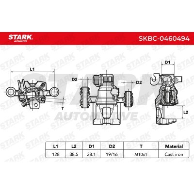 Zacisk Hamulcowy Stark SKBC-0460494 SKBC-0460494 - foto 6
