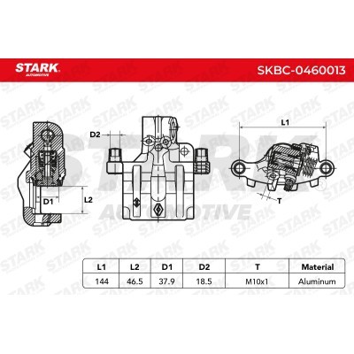Zacisk Hamulcowy Stark SKBC-0460013 SKBC-0460013 - foto 4