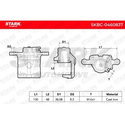 Zacisk Hamulcowy Stark SKBC-0460837 SKBC-0460837 - foto 5