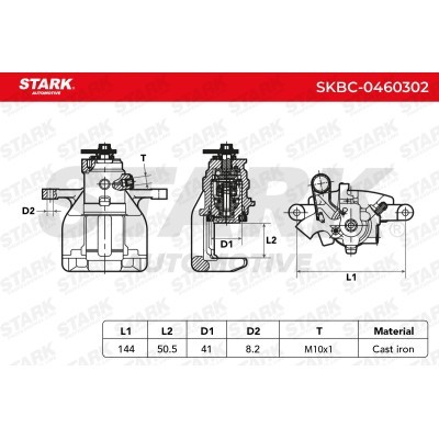 Zacisk Hamulcowy Stark SKBC-0460302 SKBC-0460302 - foto 4
