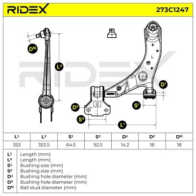 Wahacz RIDEX 273C1247 273C1247 - foto 8