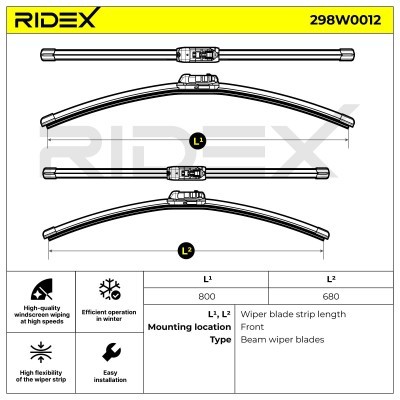 Pióro Wycieraczki RIDEX 298W0012 298W0012 - foto 5