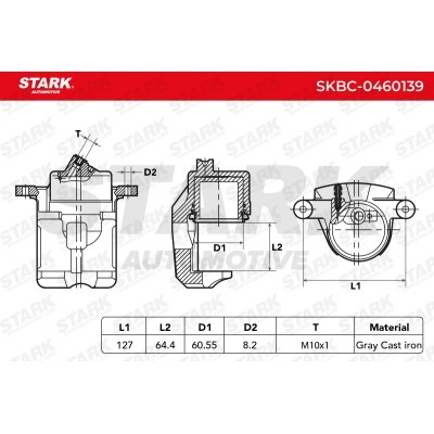 Zacisk Hamulcowy Stark SKBC-0460139 SKBC-0460139 - foto 7