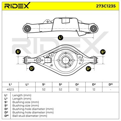 Wahacz RIDEX 273C1235 273C1235 - foto 6