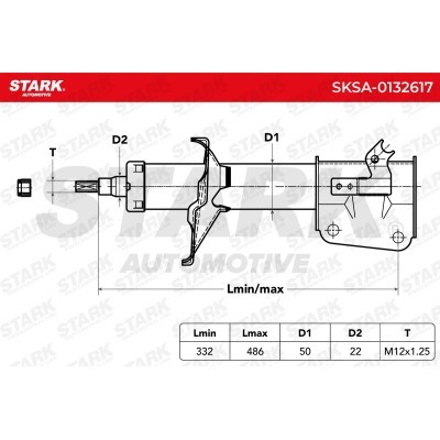 Amortyzator Stark SKSA-0132617 SKSA-0132617 - foto 4
